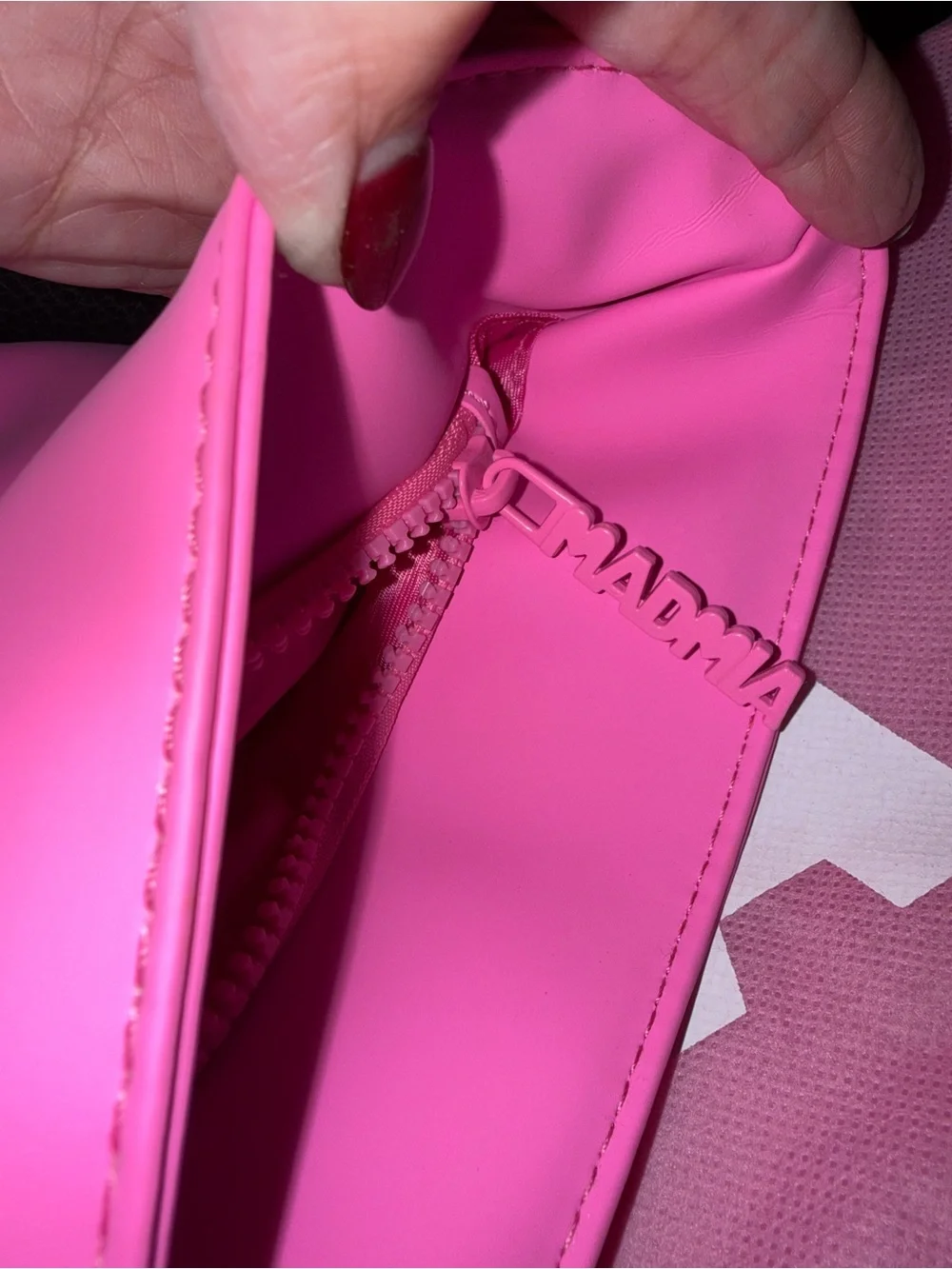 MADMIA Pink Bow Kids Shoulder Bag with Adjustable Strap